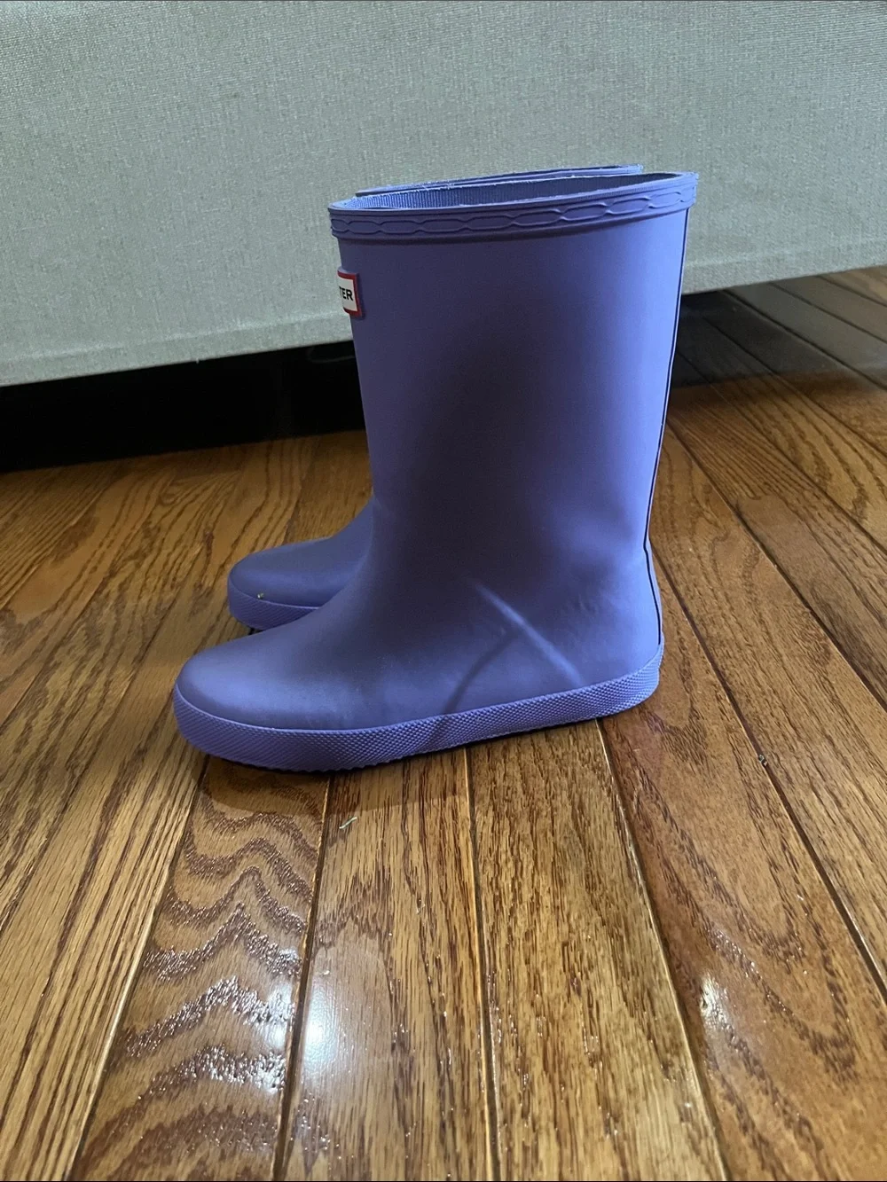 Hunter Kids Purple Rain Boots - Classic Waterproof Design